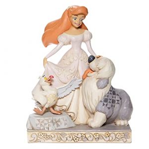 Image de Enesco Jim Shore Blanc Bois Ariel Disney Traditions