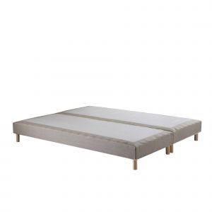 Sommier tapissier Symbiose beige - 160x200 cm