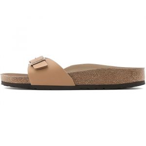 Birkenstock Mules Plates Madrid Birko Flor Nubuck - Beige - 41