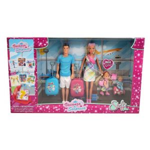 Simba Toys Steffi Love Vacances Surprise, 105733617AMZ, + 3 Ans, avec Destination Surprise et de Nombreux Accessoires