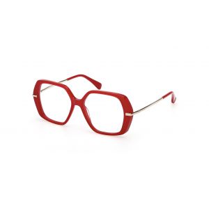 Max Mara Femme MM5175 66 Montures optiques Acétate Rouge Géométrique Normale
