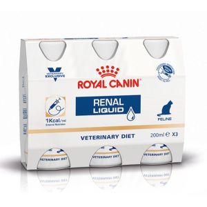 Royal Canin Veterinary Diet Cat Renal Liquid 3 x 200 ml