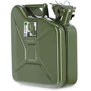 Kadax - Bidon d'huile de réservoir de carburant en métal 5L