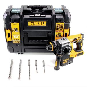 Dewalt DCH 273 NT 18 V Brushless Perforateur-burineur SDS-Plus + Coffret TSTAK + 5 forets SDS-VPlus - sans Batterie, sans