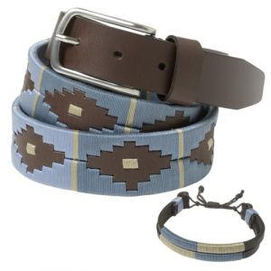Polo Bbb Cinturón Argentino Fbm Celeste