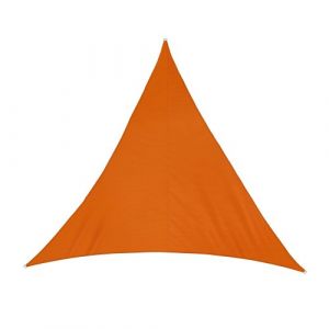 Jarolift Voile d'ombrage | Toile d'ombrage | Voile triangulaire| Tissu imperméable à l'eau | 360 x 360 x 360 cm, orange