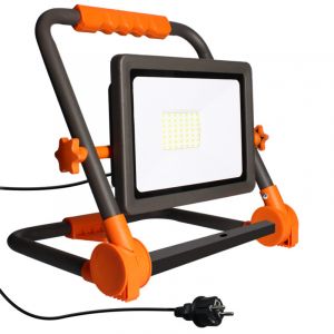 Projecteur pliable 50W 4500lm orange-anthracite