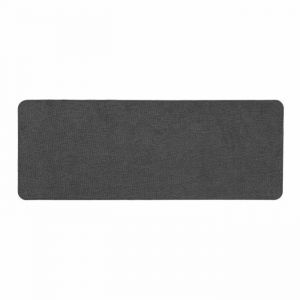 Tapis - Simeo - Rectangulaire - 45 x 120 cm - Synthétique - Moderne - Anthracite