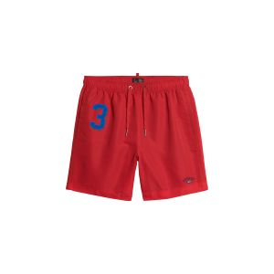 Superdry Maillot de bain Vintage Loco 17 pouces rouge bleu - L