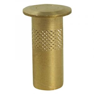 Gâche a ressort anti-poussière 8mm laiton poli