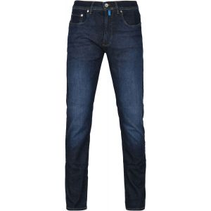 Pierre Cardin Jean Lyon Tapered Future Flex Marine Bleu foncé taille W 42