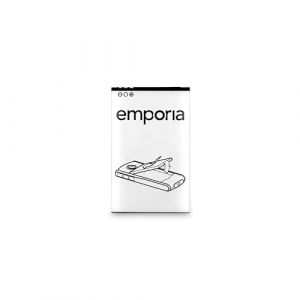Emporia Batterie de Rechange, Compatible avec ACTIVE, Euphoria et Euphoria-LTE Pure-LTE PRIME-LTE, fiable, sûre, Durable, 1200 mAh, Blanche