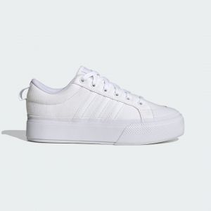 Adidas Femme Bravada 2.0 Platform Shoes Basket, FTWR White/FTWR White/Chalk White, 37 1/3 EU