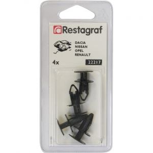 Restagraf 4 rivets plastique pour habillages intérieurs
