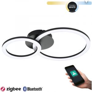 Image de Eglo Plafond parrapos-z plastique led blanc 15W 3000-6500K l: 44,5 cm b: 30 cm h: 7cm Dimmable