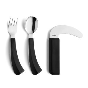 Amefa Set couverts en Acier Inoxydable Noir