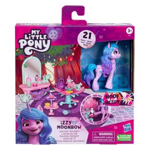 Image de My little pony : Marquons Les Esprits, Izzy Moonbow L'heure du thé avec 20 Accessoires, dès 3 Ans