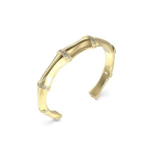 Bracelet Femme Guess Bijoux Bamboo JUBB05161JWYGS Acier Dor&eacute;