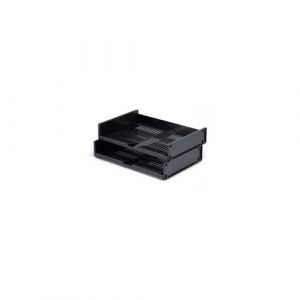 Durable 1700801058 bac de rangement de bureau Polystyr&egrave;ne Noir