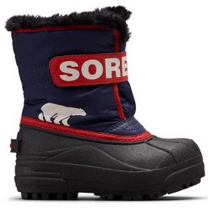 Image de Sorel Bottes d'Hiver Unisexes pour Enfants, Childrens Snow Commander, Noir (Black/Charcoal), Taille : 27