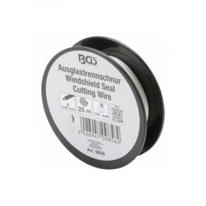 BGS Fil de découpe et dépose pare-brise - 25m - 160 daN - 9856