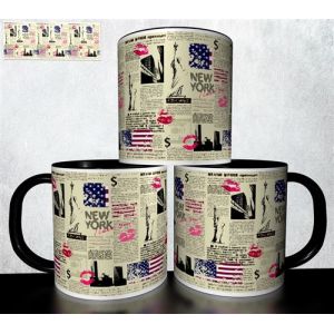 Forever MUG personnalisé Tasse à café - Voyage Souvenir Glamour New York 1118