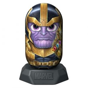 Ravensburger Puzzle 3D Hylkies - Édition Marvel - Figurine n°23 Thanos - Adultes et Enfants - 54 pièces numérotées à Assembler sans Colle - Support Inclus - Marvel - 12008010