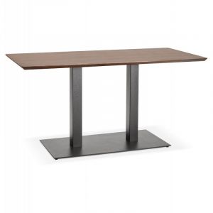 Image de Table de Repas Design "Phoenix" 150cm Noyer Prix