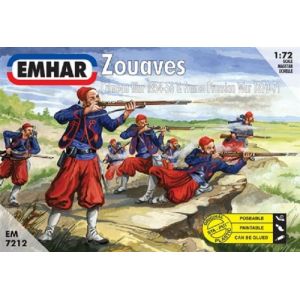 Trevi 'emhar em7212 – Figurine – 1/72 de la Crimée de la Guerre?: Zouaves Soldats Français