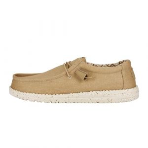 Dude Hey pour homme. Wally Canvas Sneakers brown Hey