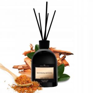 Diffuseur de parfum d'ambiance bois de santal jusqu'à 90 jours bâtonnets assainisseurs 250 ml