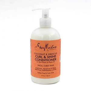 Shea Moisture Coconut & Hibiscus Curl & Shine Conditioner, 13 oz