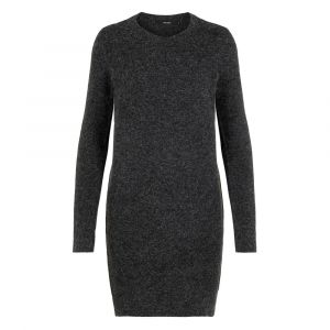 Vero Moda Vmdoffy Ls O-Neck Dress Noos Robe, Noir