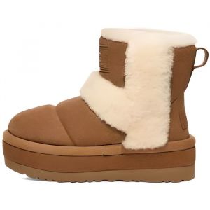 Bottines à plateforme Classic Cloudpeak en cuir et peau lainée