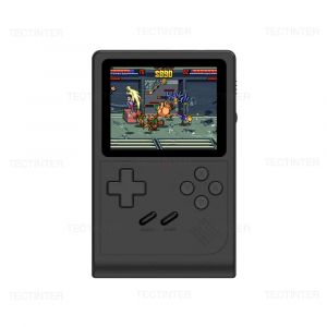 Gb300 Lecteur De Jeu Portable 3.0 Pouces Écran Tv Console De Jeu Vidéo Sortie Av Console De Jeu Rétro Intégré 8g 6000 + Jeux-Noir
