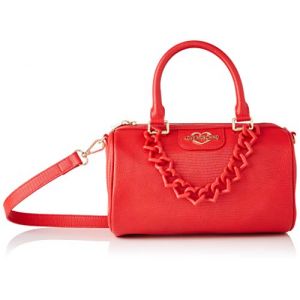 Image de Love Moschino Sac bowling effet lézard Rouge