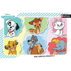 Nathan Puzzle cadre 15 p - portraits des animaux disney / disney animaux - dès 3 ans - 86145