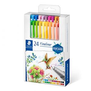 Staedtler Fineliner triplus Design Journey, étui de 24