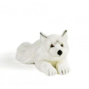 Plush & Company Peluche loup blanc 45cm