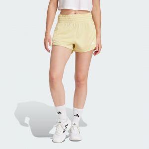 Adidas Pacer Knit High Shorts Femmes - Jaune