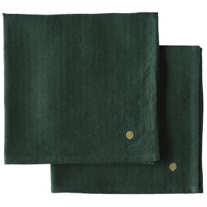 Image de Declikdeco Lot de 2 serviettes de table MARCEL Nori 45 x 45