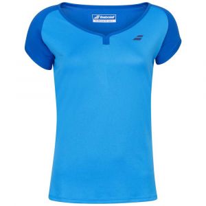 Babolat Play Capsleeve T-shirt Filles - Bleu, Bleu Foncé