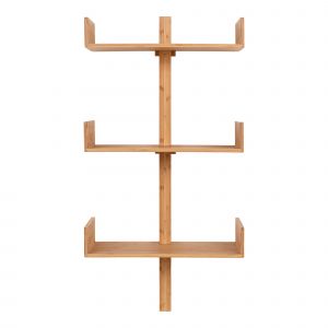 Villa biblioth&egrave;que &eacute;tag&egrave;re 50x102cm naturel. - Naturel