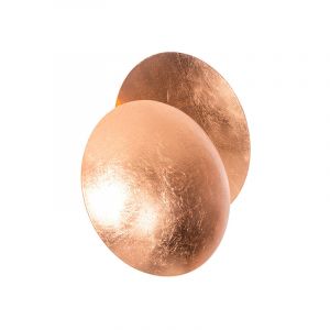 Qazqa Sunrise - Applique murale Moderne - 1 lumi&egrave;re - &Oslash; 200 mm - Cuivre - Moderne - &Eacute;clairage int&eacute;rieur - Salon I Chambre I Cuisine I Salle &agrave;