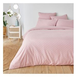 Image de Housse de couette coton pl etis, Hilda Violet Couleur Violet Taille XL