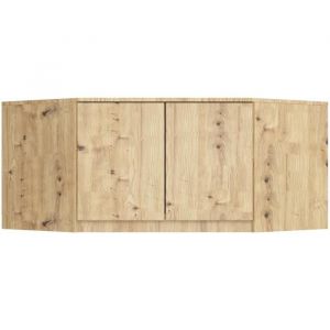 Surmeuble pour armoire AKORD S100 Ch&ecirc;ne Artisan 100 cm 2 portes 3 &eacute;tag&egrave;res 100x50x55 cm