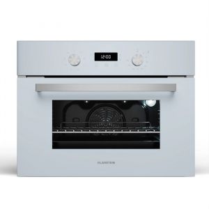 Klarstein SpaceSmart Four encastrable compact 60 cm 41 L 8 fonctions 2000 W Mode de nettoyage vapeur CEE A Blanc