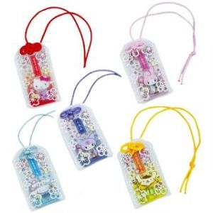 Sanrio Characters Lace Omamori Style Bag Charm Kuromi (6 x 4cm)