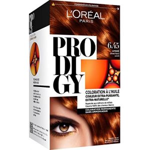 Image de L'Oréal Prodigy 6.45 Ambre blond foncé cuivré, Couleur extraordinaire