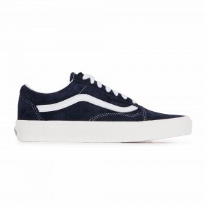 Vans Chaussures En Daim Old Skool ((pig Suede) Parisian Night/snow White) Femme Bleu, Taille 36